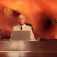 Linder working hard into the night in his office within the president’s ear canal.
